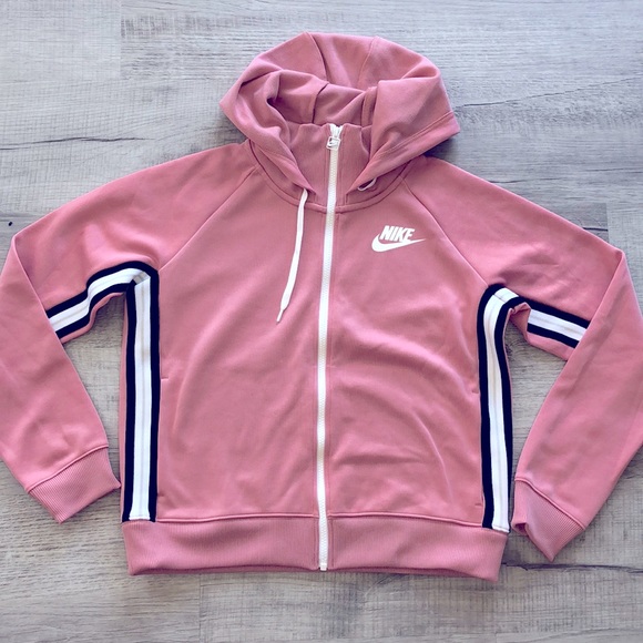Nike Tops - Pink Retro Nike Zip Up in Size Medium
